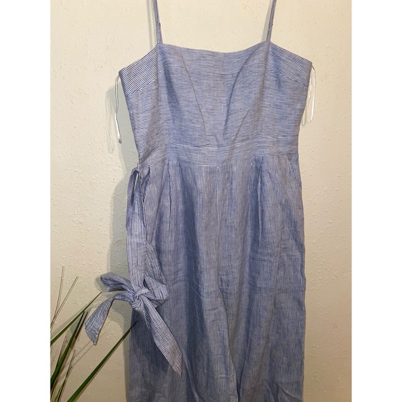 ❌SOLD❌J.Crew Striped Beauchamps Linen Jumpsuit. - Picture 8 of 10